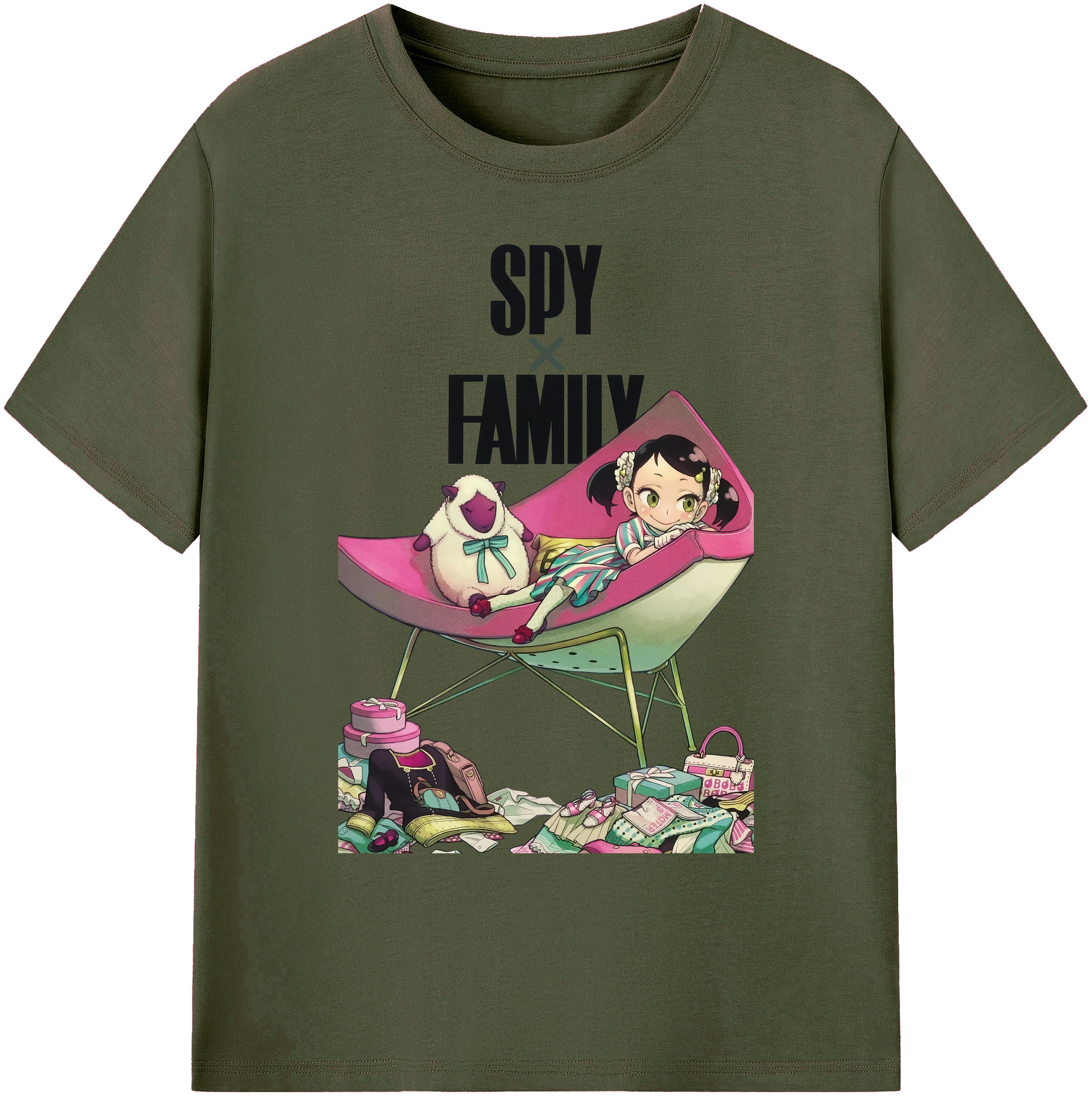 （画像用） SPY×FAMILY间谍家家酒 綿100％ メンズ半袖Tシャツ｜肌触りやわらか＆通気性